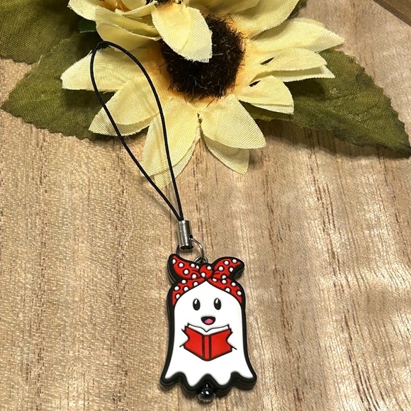 Cute 👻 Ghost Phone Charm - Picture 1 of 1